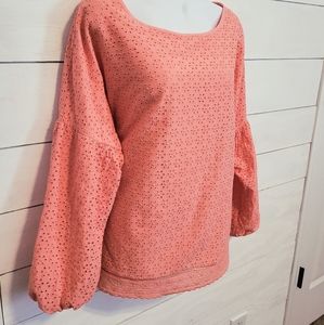 Lauren Ralph Lauren eyelet women's tip size XL